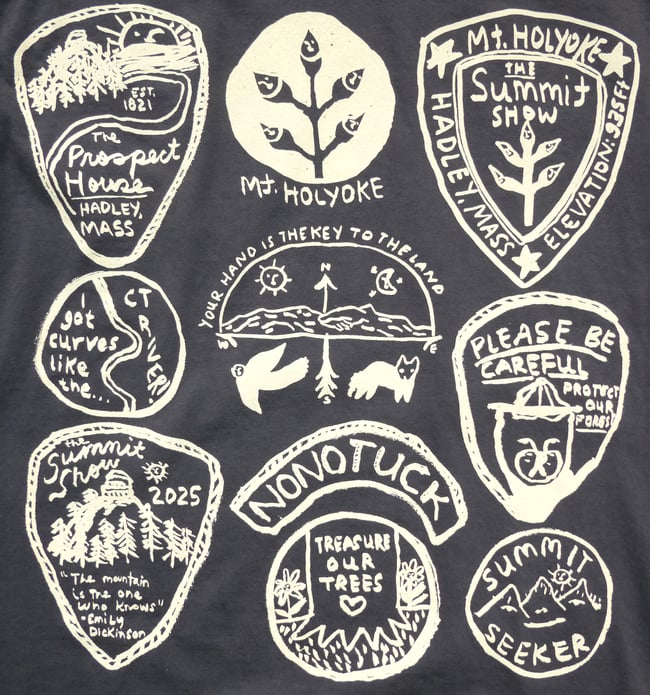 Summit Show tee in Charcoal Grey (low stock) 