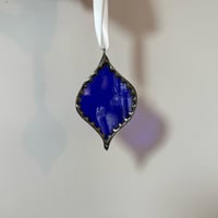 Image 3 of Royal blue ornament.
