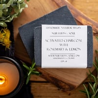 Activated Charcoal with Rosemary & Lemon Handcrafted Soap