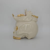 Image 2 of #37 white and gold "Long Live the King" mug