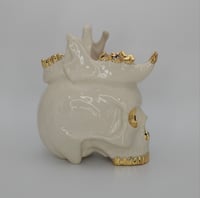 Image 4 of #37 white and gold "Long Live the King" mug
