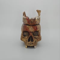 Image 1 of #36 bloody, missing teeth, gold tooth "Long Live the King" mug