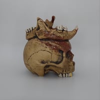 Image 2 of #36 bloody, missing teeth, gold tooth "Long Live the King" mug