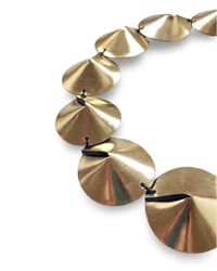 Image 11 of Collana scultura, artigianale, in pelle, modello: TORTOISE