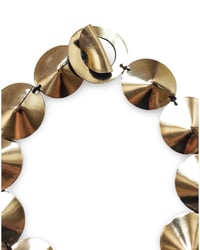 Image 12 of Collana scultura, artigianale, in pelle, modello: TORTOISE