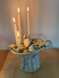 Image 2 of Candleholder: Donkey in the green Apple Tree