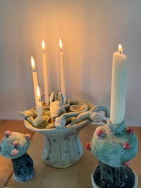 Image 5 of Candleholder: Donkey in the green Apple Tree