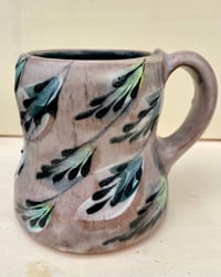 Image 4 of Large Mug with Blue Florets