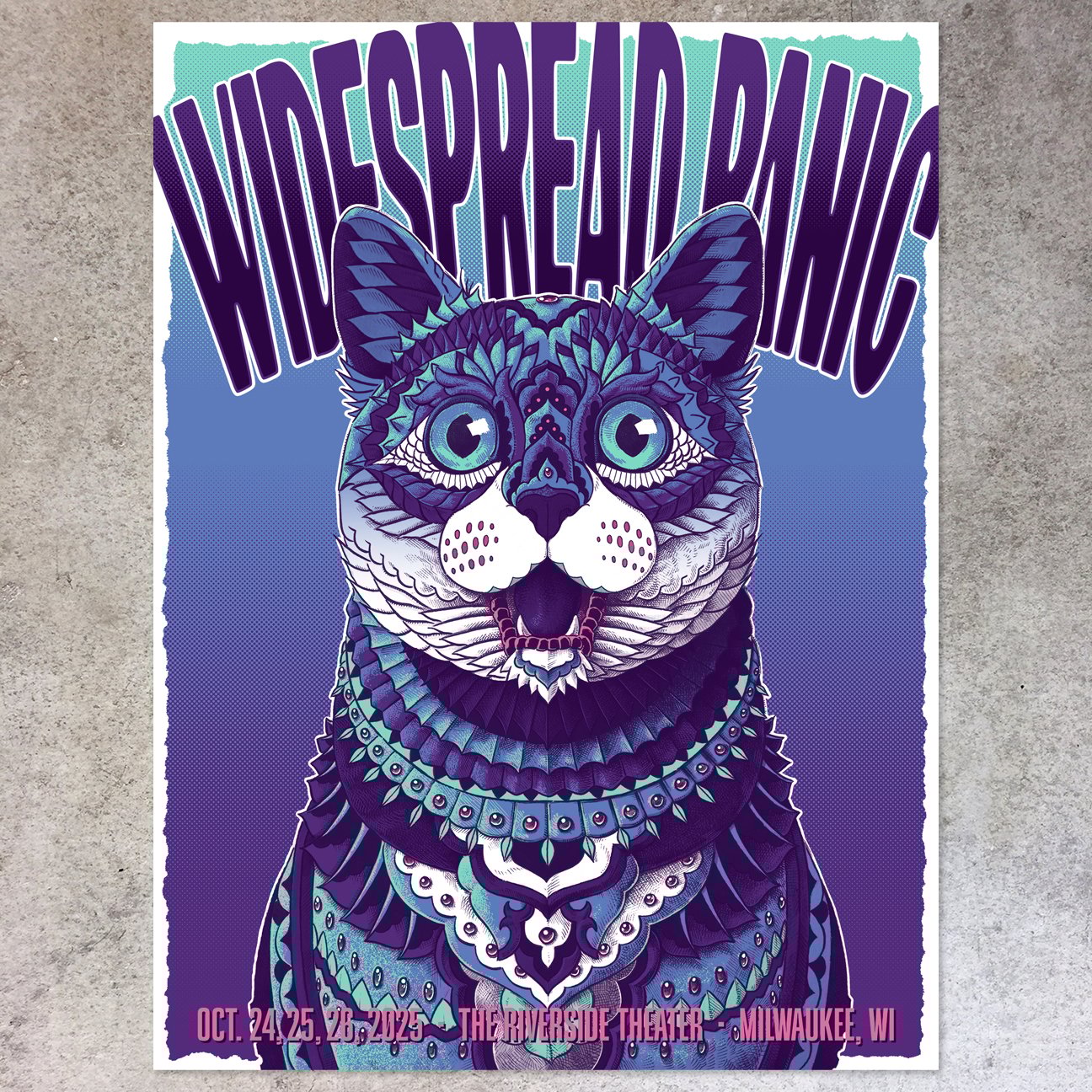 F4D Studios — Widespread Panic Milwaukee Posters
