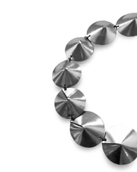 Image 16 of Collana scultura, artigianale, in pelle, modello: TORTOISE