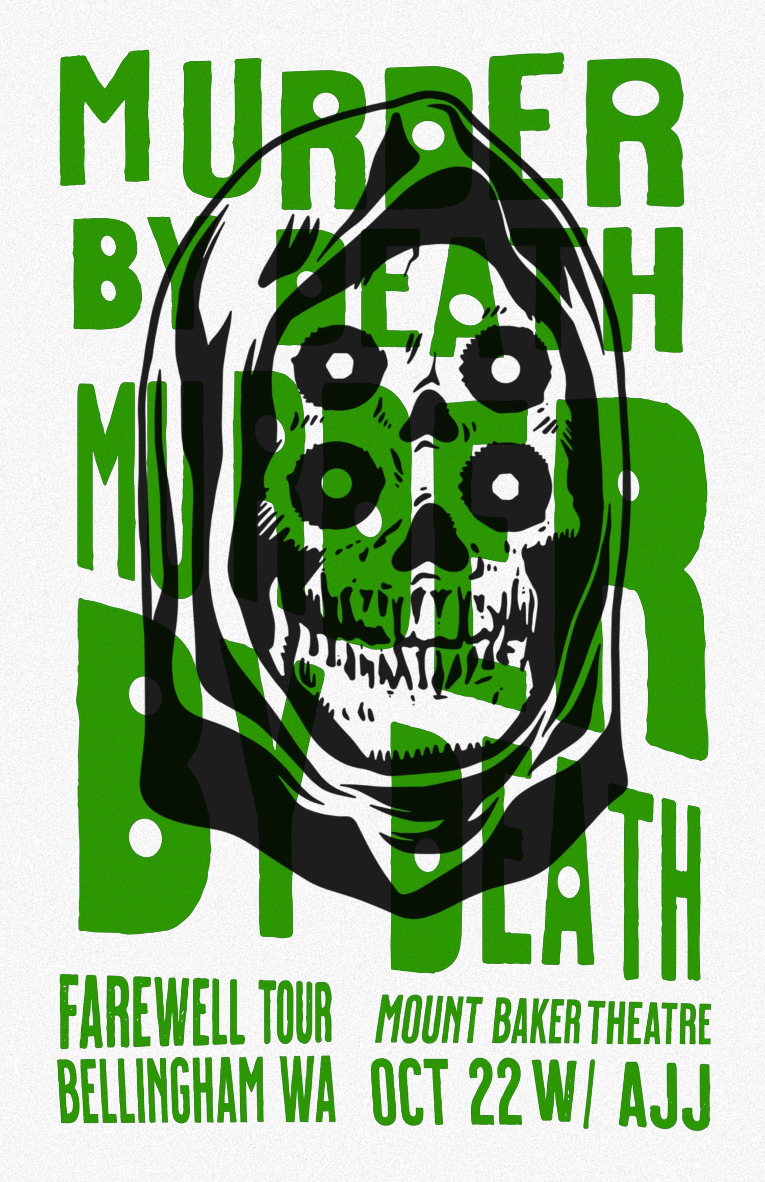 Image of Bellingham leftover farewell tour poster SHIPS DEC 1