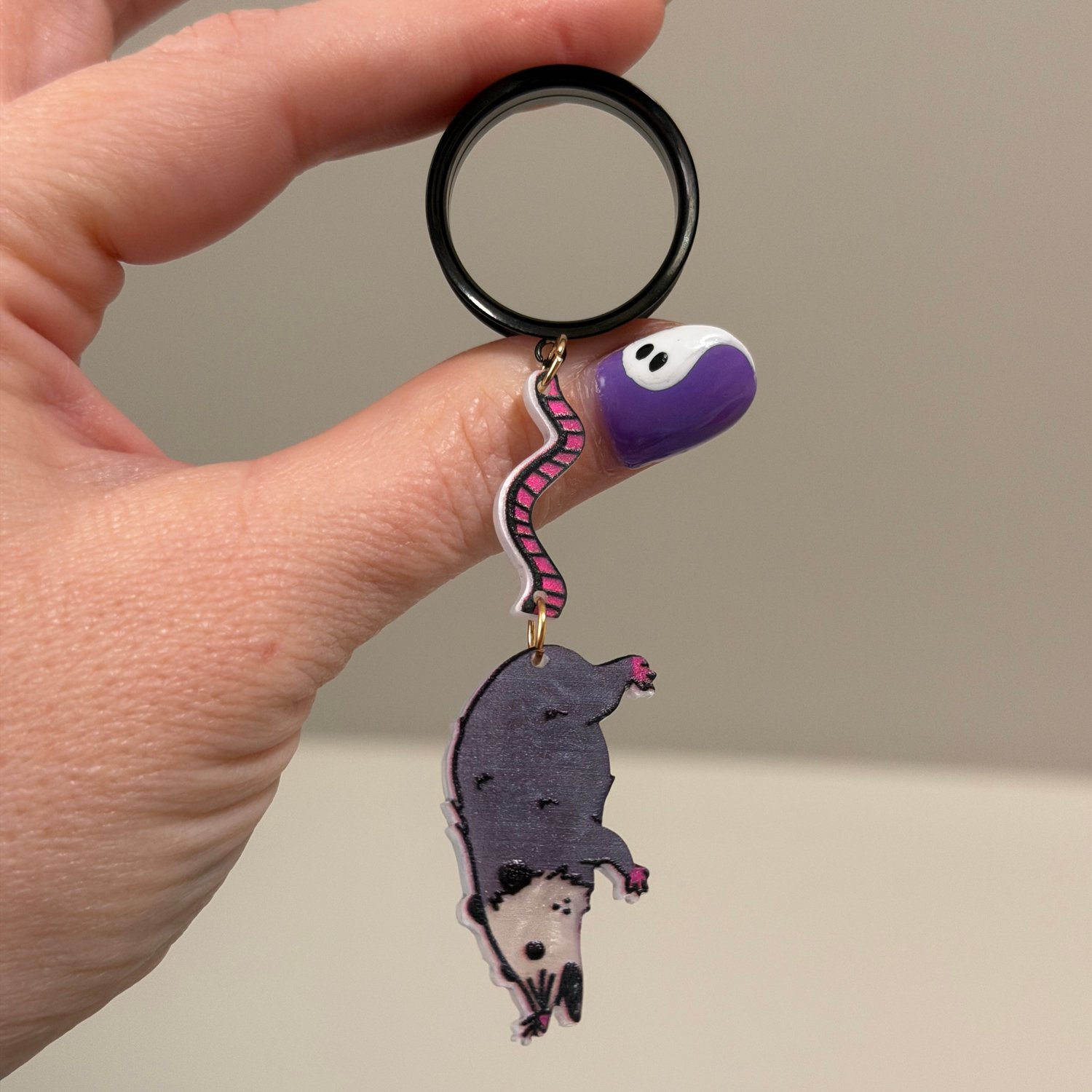 Image of Opossum Dangles (sizes 4g-2")