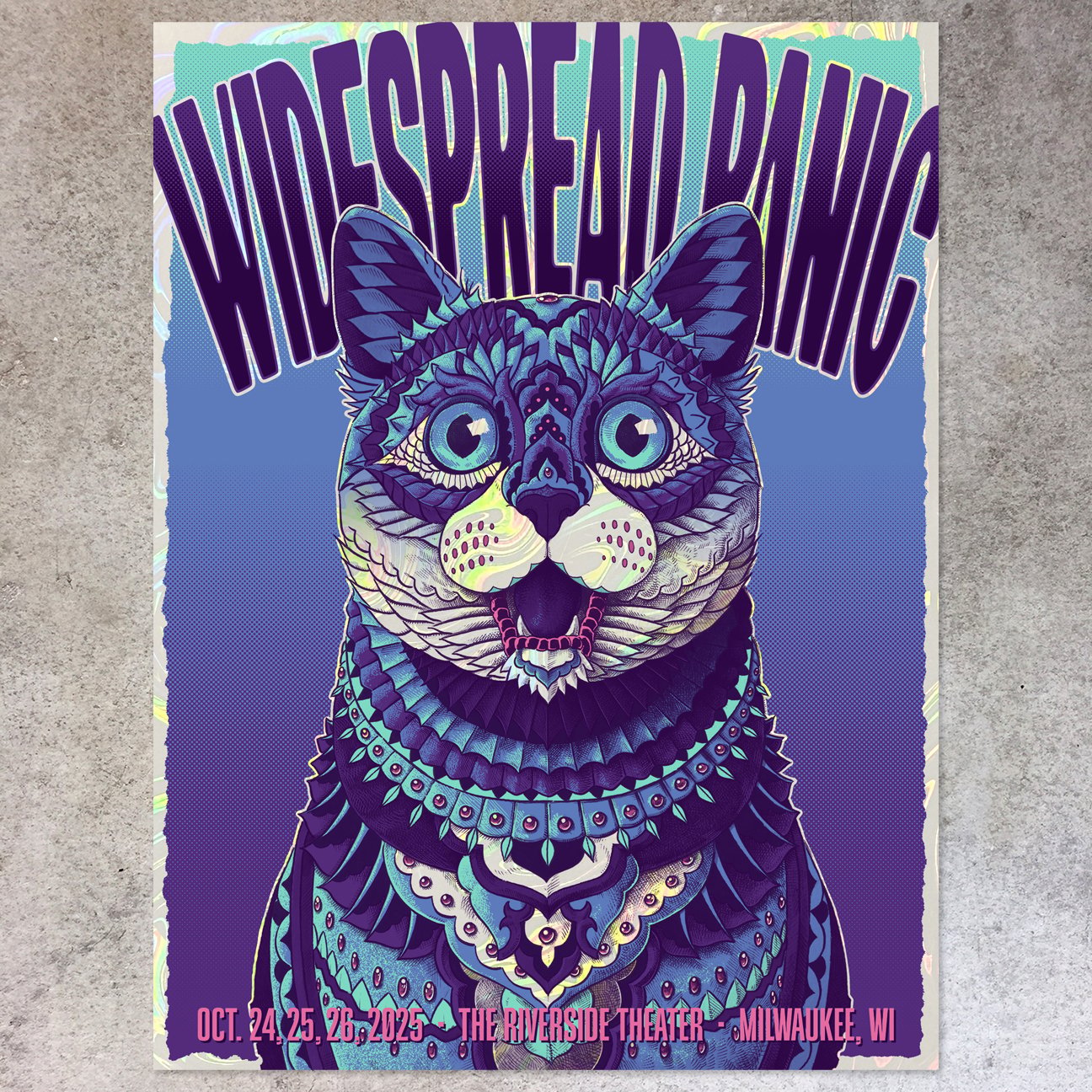 F4D Studios — Widespread Panic Milwaukee Posters