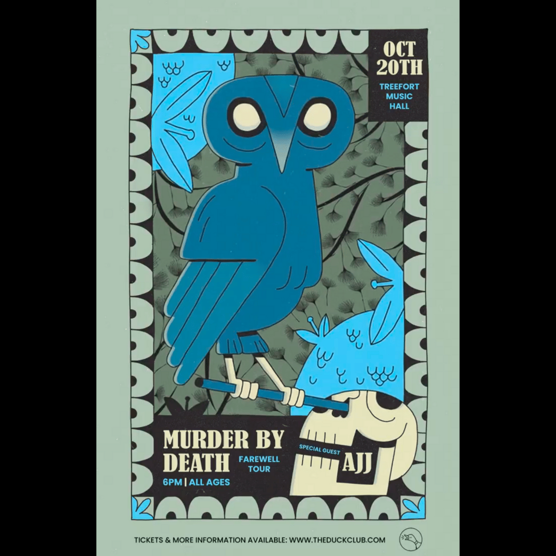 Image of Boise leftover farewell tour poster SHIPS DEC 1