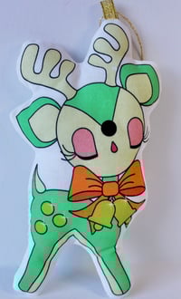 Image 3 of Retro Reindeer Christmas Makes cut and sew panel
