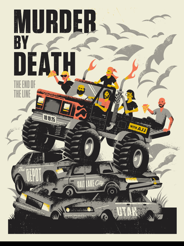 Image of Salt Lake City Leftover farewell tour poster SHIPS DEC 1