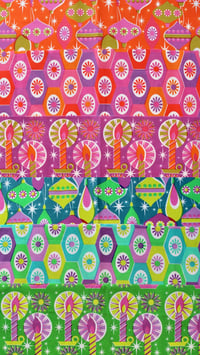 Image 5 of Christmas Fabrics - 2 packs of 6 pieces