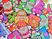 Image 4 of Set of Christmas Vinyl Stickers - 5 Designs