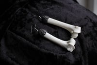 Image 6 of Dead good Fox bone earrings 