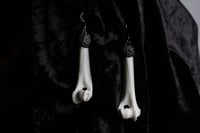 Image 9 of Dead good Fox bone earrings 