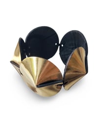 Image 11 of Bracciale scultura, artigianale, in pelle, modello: TORTOISE