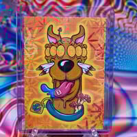Scooby trading card blotter 