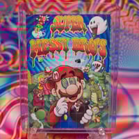 Super messy bros trading card blotter 
