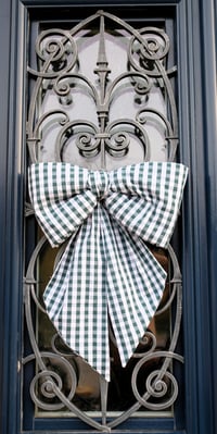 Image 1 of Maxi bow vichy sapin