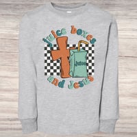 Image 1 of Long Sleeve Shirt~Juice Boxes & Jesus
