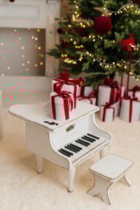 Image 1 of  Handmade wooden props piano white * set 