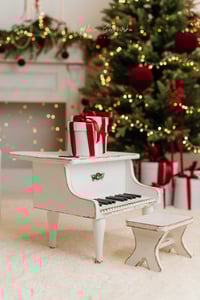 Image 3 of  Handmade wooden props piano white * set 