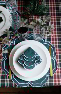 Image 1 of Set de table camélia sapin