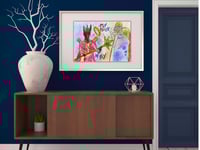 Image 5 of LOTR quote print naive doodle art for contemporary decor 