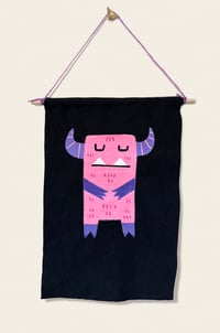 Sleeping Pink Monster