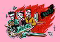 "ROCK'N'ROLL IN A PLANE" póster