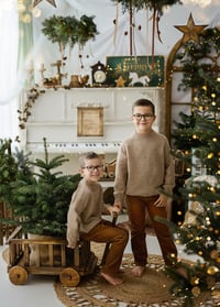 Image 4 of NEW!!Wooden rustic  cart trolley brown l BIG