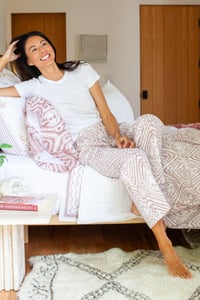 Image 2 of Dark Ikat Pillowcase