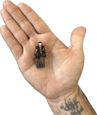 Image 2 of Black Cat Pin & Sticker