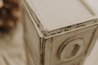 Image 3 of   Wooden box  CREAM  vintage 25X25X25