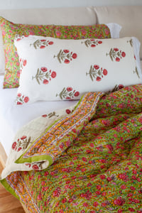 Image 4 of Olive Floral Pillowcase