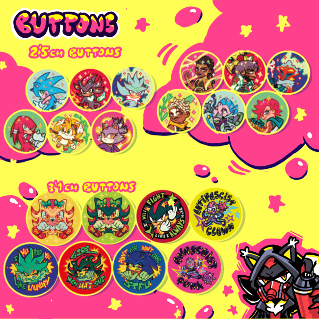 SONICCON SMALL ROUND BADGES