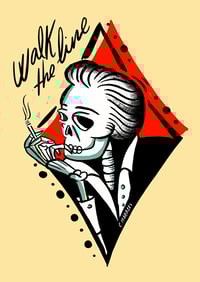 "JOHNNY CASH" póster A4