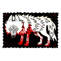 Wolf Sticker