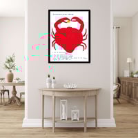 Image 2 of David Shrigley - Cancer, The Crab, Fine Art Giclee Print, Zodiac Poster