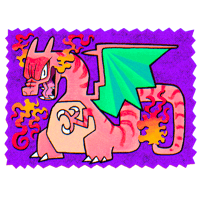 Clone Charizard Sticker