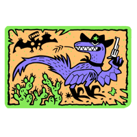 Sickle Claw Clyde sticker