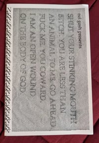 SHUT YOUR STINKING MOUTH, BITCH