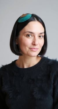 Image 8 of Cerchietto , in pelle , modello: TORTOISE