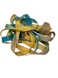 Image 5 of 1PC. TRIBAL 42" Hand Dyed Finished Edge Silk Wrist Wrap Bracelet/Jewelry/Craft Ribbons