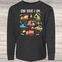 Image 3 of Long Sleeve Shirt~ God says I am... 